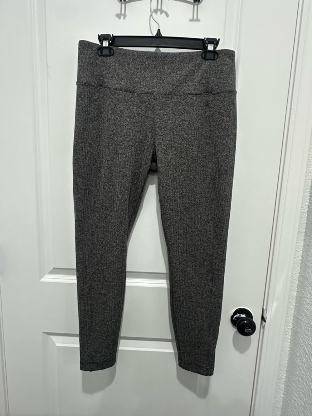 Athleta Delancey Herringbone Tight in Heather Gray